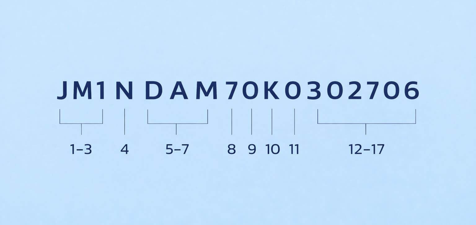 How to Read a VIN Number and What Each Character Means